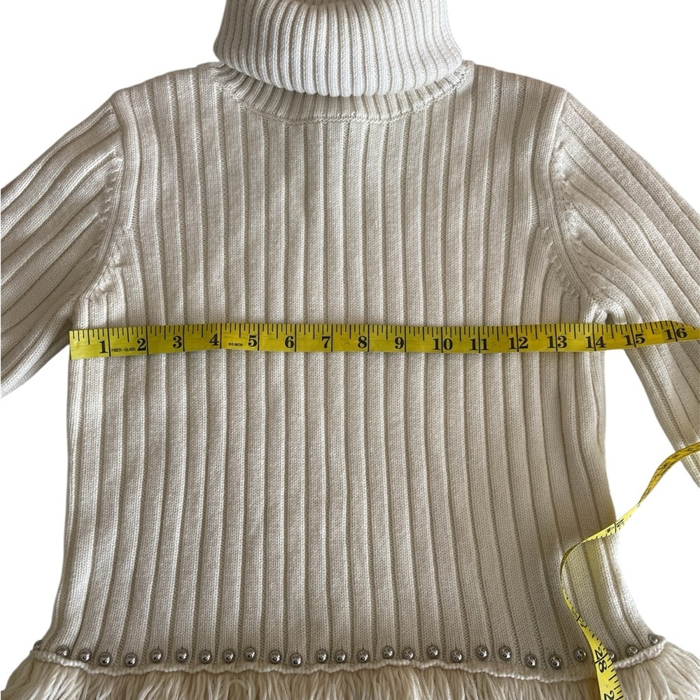 Jonathan Simkhai Cream Ribbed Turtleneck 

Skirt and sweater 100% Merino wool - Picture 6 of 16